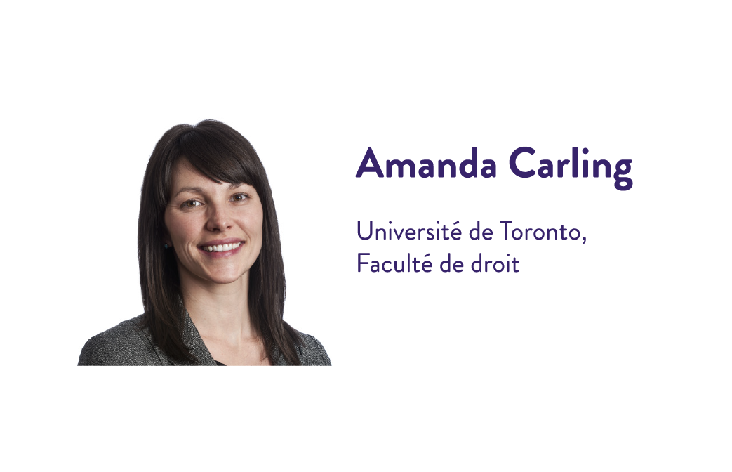 Amanda Carling, Université de Toronto, Faculté de droit
